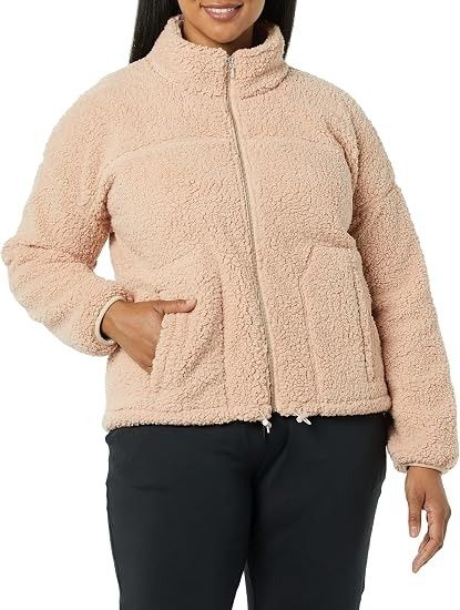 Amazon Essentials Women'S Sherpa Fleece Jacket image 2